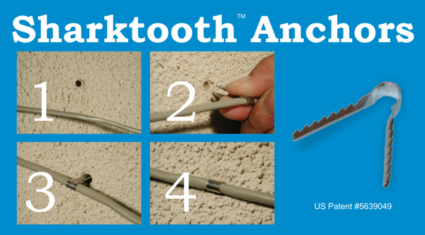 EZ Cable Sharktooth Anchor
